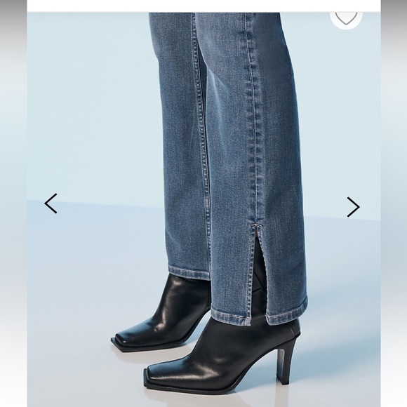 Own Low-Rise Stretch Split Flare Jeans size W28/L30 NWT - Picture 5 of 12